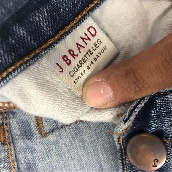 J Brand Cigarette leg in bayou wash - Picture 4 of 7